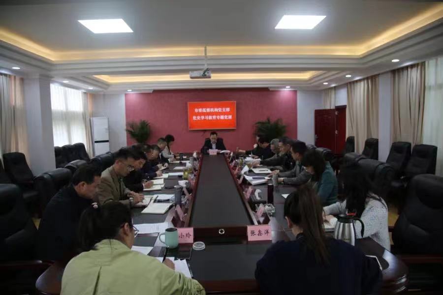 市委巡察机构党支部党史学习教育专题党课开讲