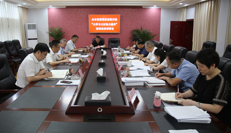 深入开展大学习大讨论大提升活动   推动全市巡察工作上台阶创一流