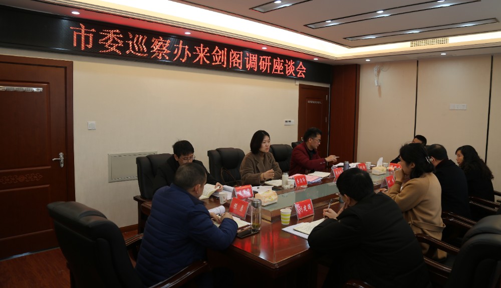 李清华同志调研指导剑阁县委巡察工作