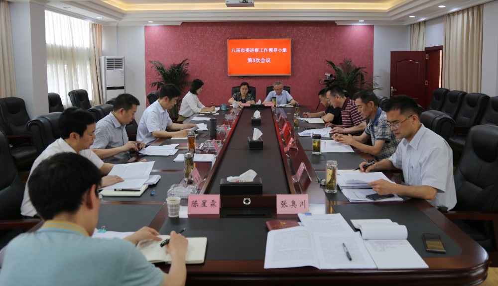 八届市委巡察工作领导小组第3次会议召开