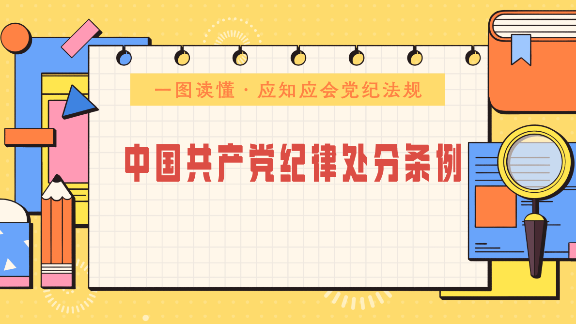 一图读懂 应知应会党纪法规