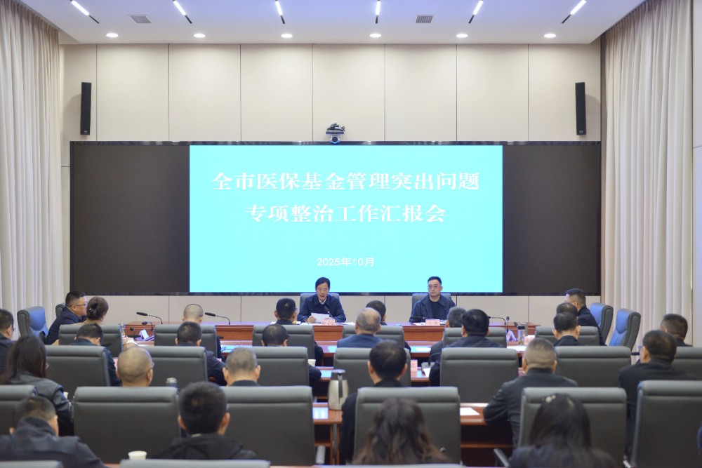 陈宗德督导调研全市医保基金管理突出问题专项整治工作